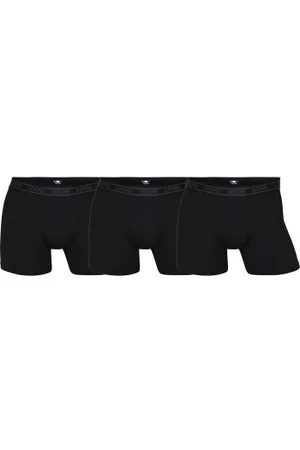 Dovre Herenslips 3P Bamboo Boxer Tights Zwart Small Heren