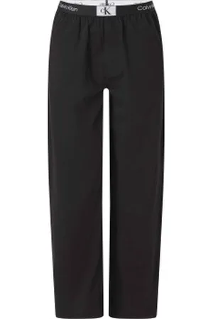 Calvin Klein Sleep Pant Zwart katoen Medium Dames