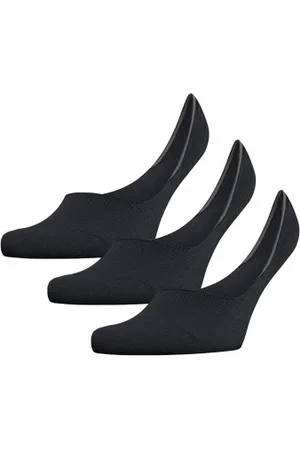 Falke Falke Sokken 3P Men Step Medium Cut Zwart katoen Maat 39/40 Heren