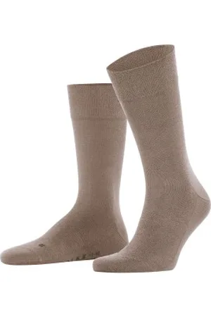 Falke Falke Sokken Sensitive New York Socks Bruin Maat 39/42 Heren