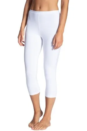 Calida Natural Comfort Capri Leggings Wit katoen Large Dames