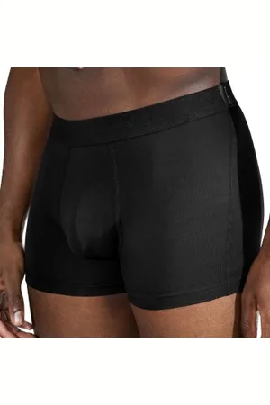 Bread & Boxers Bread and Boxers Trunks Herenslips 3P Zwart ecologisch katoen Small Heren
