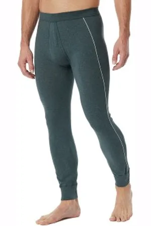 Schiesser Lange onderbroeken Comfort Fit Long Underpants Turkoois katoen Small Heren
