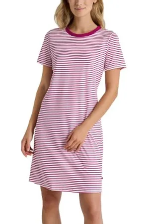 Calida Marine Dreams Sleepshirt Roze patroon katoen Medium Dames