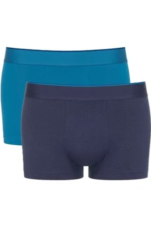 Sloggi Herenslips 2P Men Ever Airy Hipster CP2 Marine/Blauw katoen Small Heren
