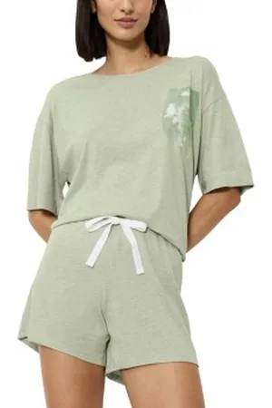 Triumph Endless Comfort Short Sleeve Pyjama Lichtgroen 36 Dames