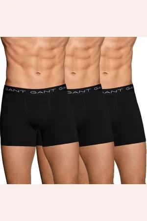GANT Herenslips 3P Cotton Stretch Boxer Zwart katoen Medium Heren