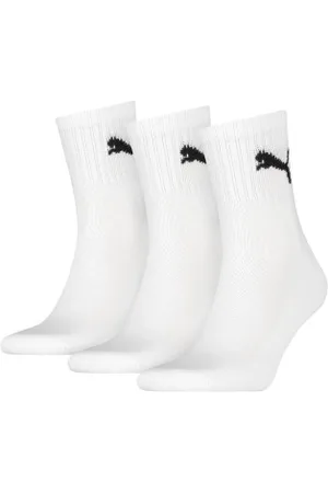 PUMA Sokken 3P Short Crew Unisex Socks Wit Maat 35/38