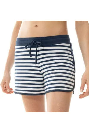 Mey Cyra Shorts Wit/Marine X-Small Dames