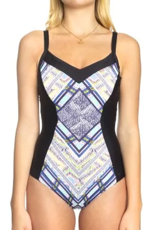 sunseeker Tribe Attack Swimsuit Zwart patroon D 36 Dames