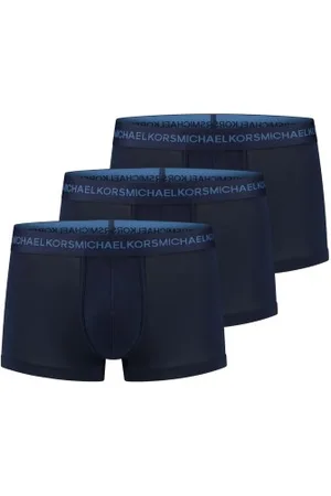 Michael Kors Herenslips 3P Supreme Touch Trunks Marine Medium Heren