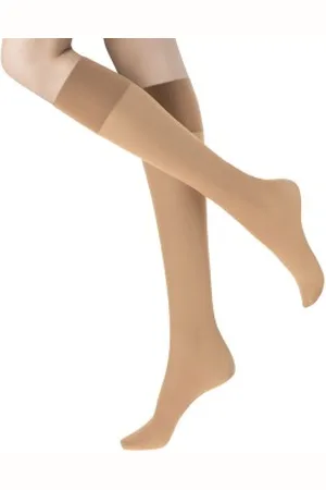 Oroblu Mi-Bas Jeune Knee-High Zand polyamide One Size Dames