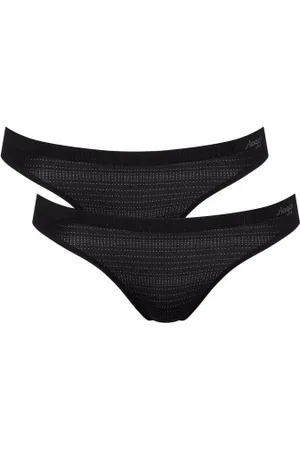 Sloggi 2P ZERO Motion Mini Brief Zwart polyester X-Small Dames