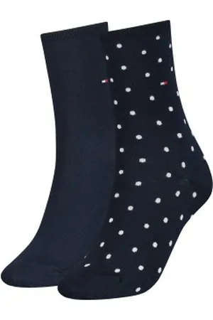 Tommy Hilfiger Tommy Hilfiger Sokken 2P Women Dot Sock Marine Maat 35/38 Dames