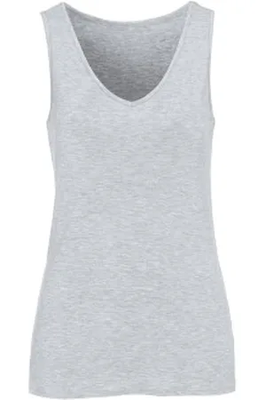 Damella Bamboo 31301 Tank Top Grijs Bamboe Small Dames
