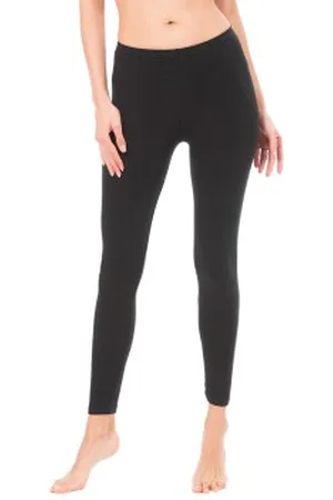 Trofé Trofe Bamboo Leggings Lange onderbroeken Zwart Small Dames