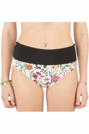 Chantelle Flowers High Waist Bikini Brief Wit m. bloemen 38 Dames
