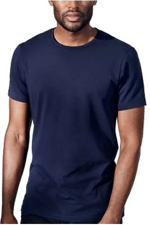 Bread & Boxers Bread and Boxers Crew Neck Marine ecologisch katoen Medium Heren