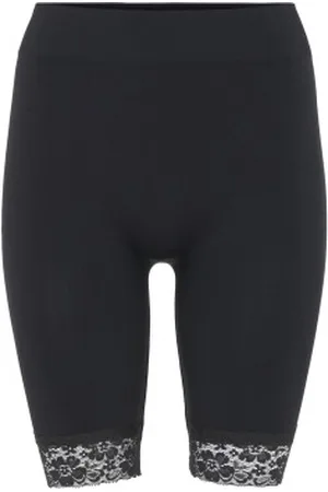 Decoy Long Shorts With Lace Zwart S/M Dames