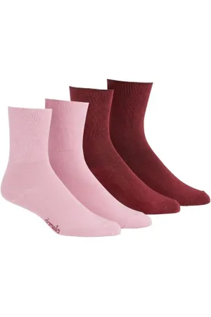 Damella Sokken 2P Seamless Socks Roze/Rood Maat 35/38 Dames