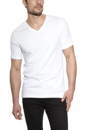 Bread & Boxers Bread and Boxers V-Neck Wit ecologisch katoen Small Heren