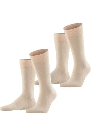 Falke Falke Sokken 2P Happy Socks Zand Maat 39/42 Heren