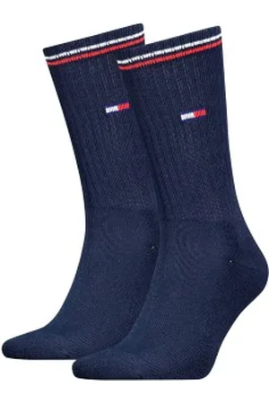 Tommy Hilfiger Tommy Uni TJ Iconic Crew Socks Sokken 2P Marine Maat 35/38
