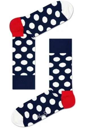 Happy Socks Sokken Big Dot Sock Marine Maat 41/46