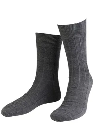 Amanda Christensen Sokken Grade Wide Rib Ankle Socks Grijs Maat 39/42