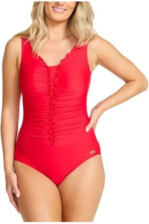 Damella Jennifer Padded Swimsuit Rood 36 Dames
