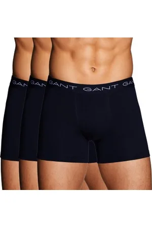 GANT Herenslips 3P Cotton Stretch Boxer Marine katoen Medium Heren
