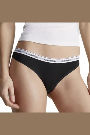 Calvin Klein Modern Logo Bikini Brief Zwart katoen X-Small Dames