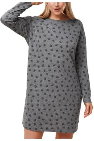 Triumph Endless Comfort Long Sleeve Nightdress Donkergrijs 36 Dames