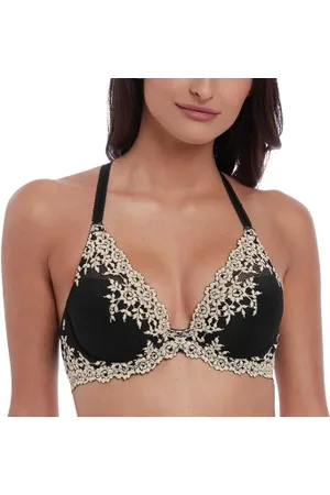 Wacoal Embrace Lace Plunge Underwire Bra Zwart B 75 Dames