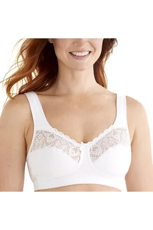 Swegmark True Beauty Fairtrade Soft Bra Wit katoen B 100 Dames