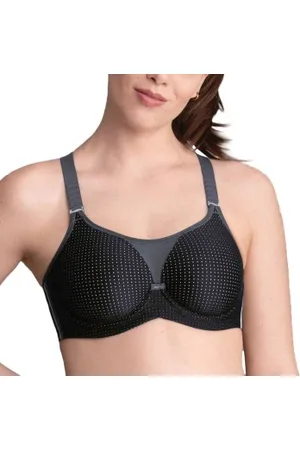 Anita Active Underwire Sports Bra Zwart/Grijs B 70 Dames