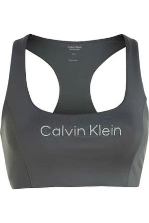 Calvin Klein Sport Medium Support Sports Bra Grijs Small Dames