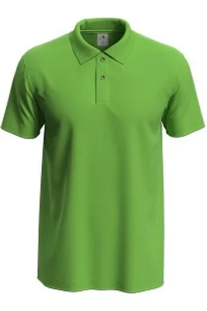 Stedman Polo Men Lichtgroen katoen Small Heren