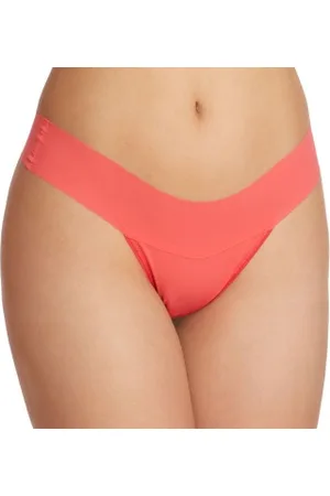 Hanky Panky Breathe Natural Rise Thong Koraal Large Dames