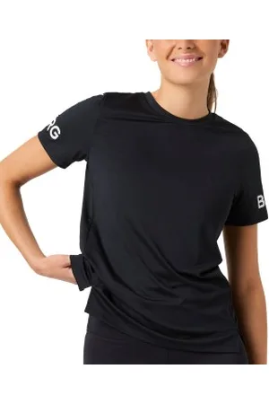 Björn Borg T-shirt Women Zwart polyester Large Dames