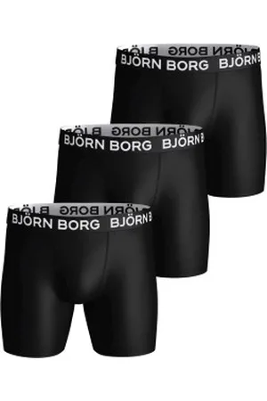 Björn Borg Herenslips 3P Sports Microfiber Boxers Zwart polyester Large Heren