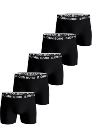 Björn Borg Herenslips 5P Cotton Stretch Boxer 1719 Zwart/Wit katoen Large Heren