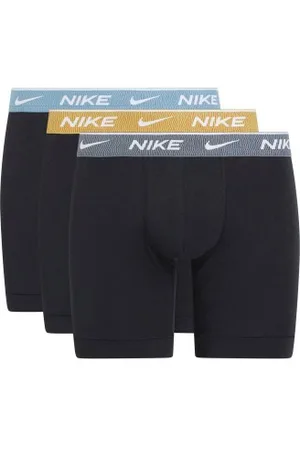 Nike Herenslips 3P Everyday Essentials Cotton Stretch Boxer Grijs/Blauw katoen Small Heren