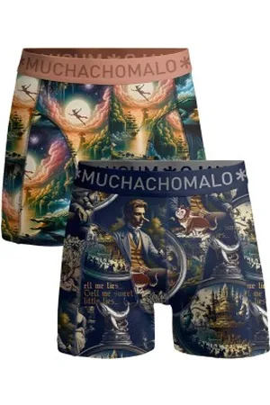 Muchachomalo Herenslips 2P Pinocchio Peter Pan Boxer Versch. kleure katoen Small Heren