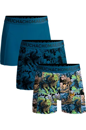 Muchachomalo Heren 3-pack boxershorts print/effen