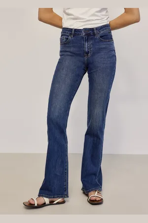 Summum Woman Lucca-5127 488 flared jeans light weight cotton (4s2153) dark blue denim