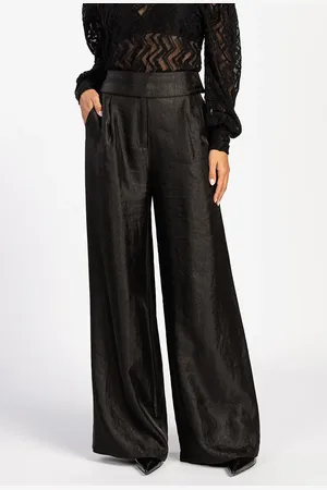 Aaiko Rocia twill shine trousers