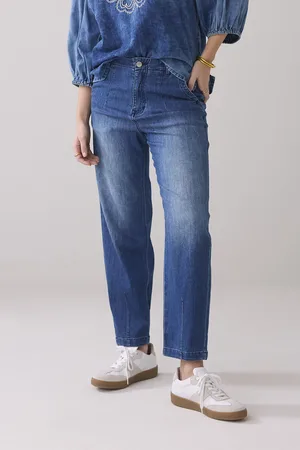 Summum Woman 4s2740-5153 tapered fit jeans soft fine twill