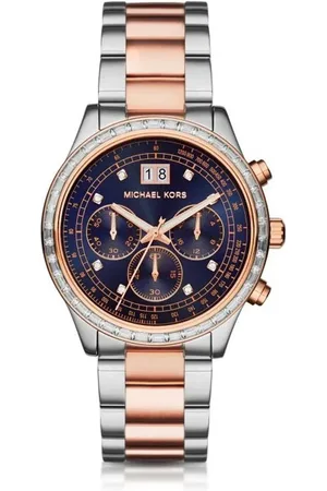 Michael Kors Stalen horloge voor dames 40mm analoge tijdsaanduiding