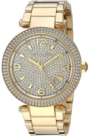Michael Kors Stainless steel horloge met grijze wijzerplaat